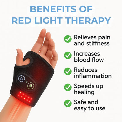 Red Light Therapy Hand Band