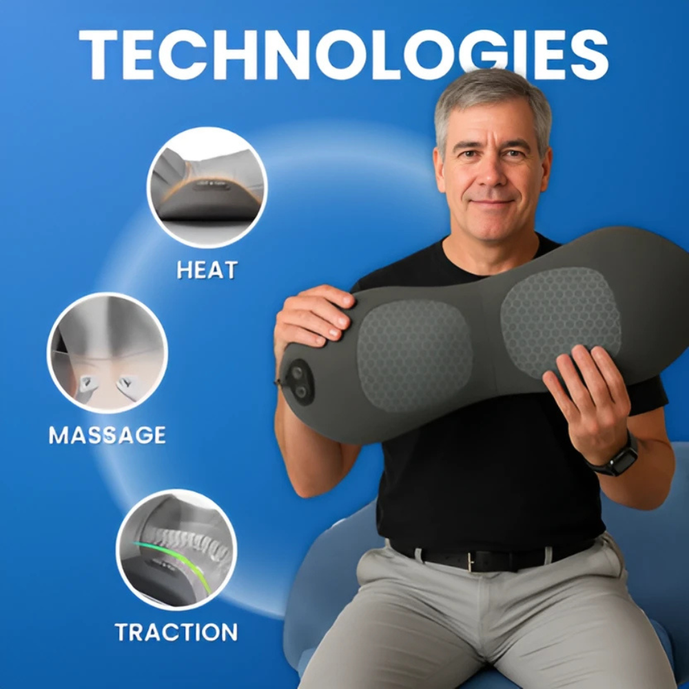 Triple Fusion Pillow Masssager