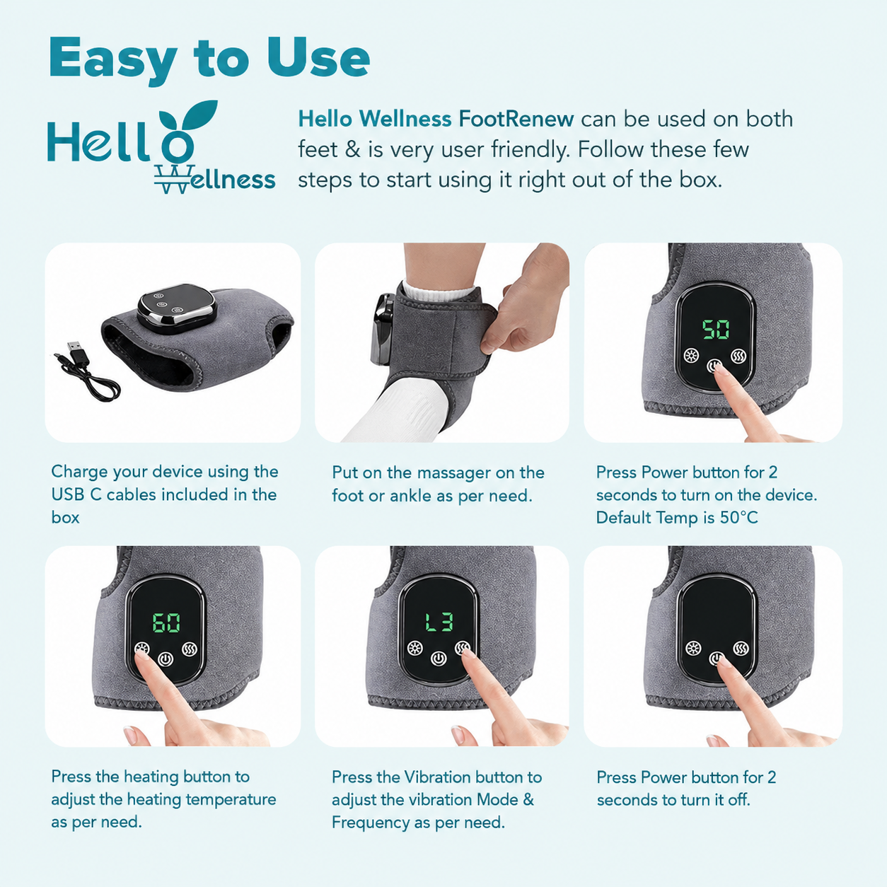3-in-1 Foot Relief Massager
